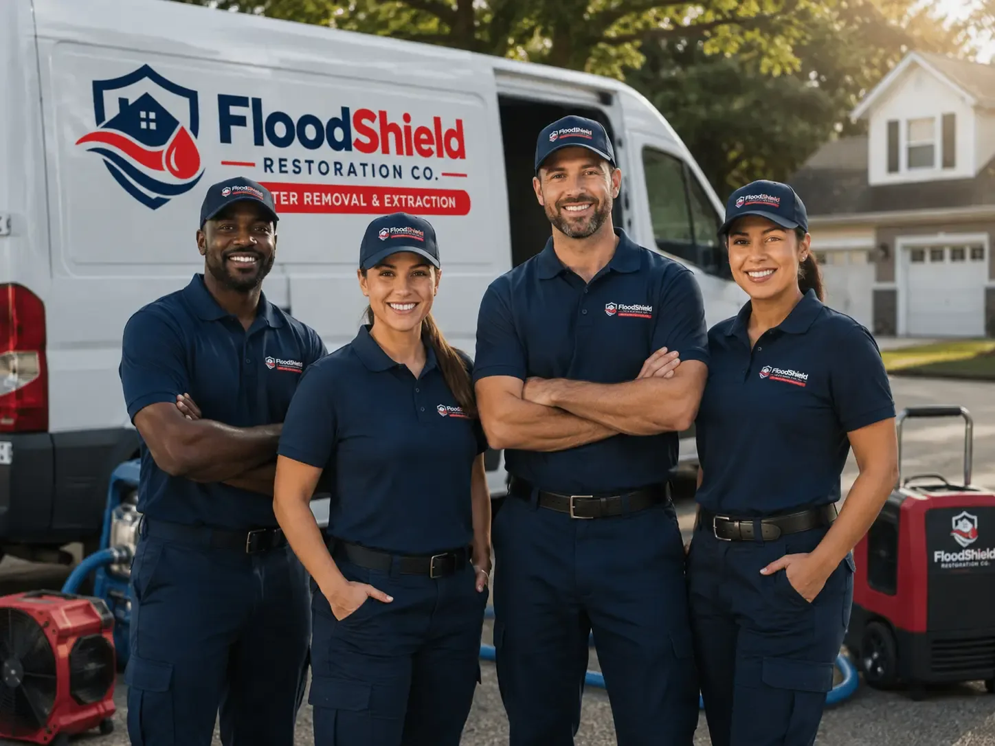 Flood Damage Restoration company in Russells Point, OH